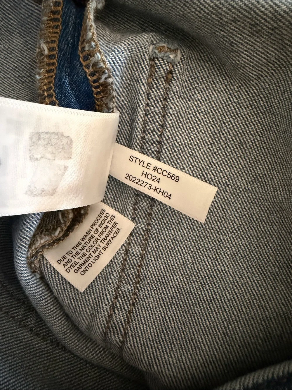 J. Crew High rise Sailor Denim Trouser in 1996 semi-stretch Size 29 Style CC569 - Picture 6 of 10